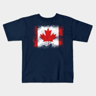 Canada flag isolated Kids T-Shirt